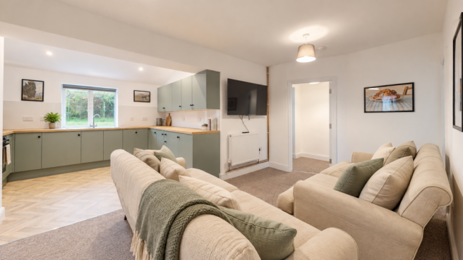 Living Room and Kitchen