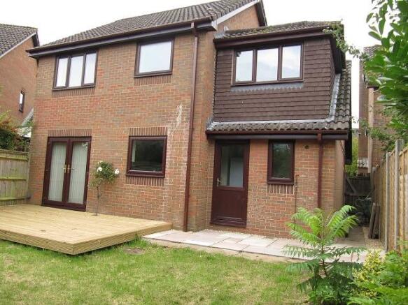 Rear of property