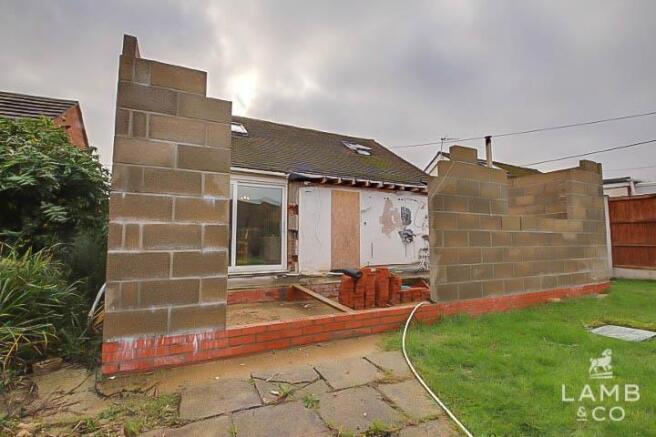 POTENTIAL KITCHEN EXTENSION: