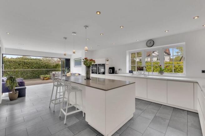 Open-plan kitchen/living area