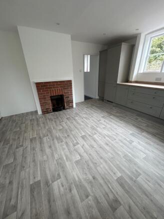 Kitchen with Fireplace