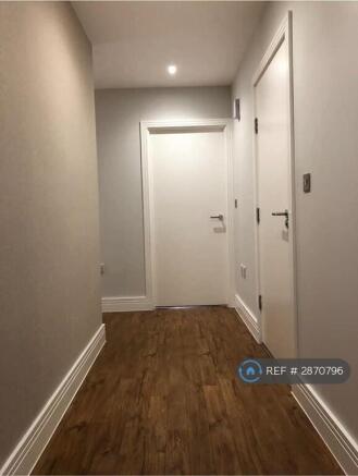 Hallway Entrance: Bedroom Ahead, Bathroom To Left