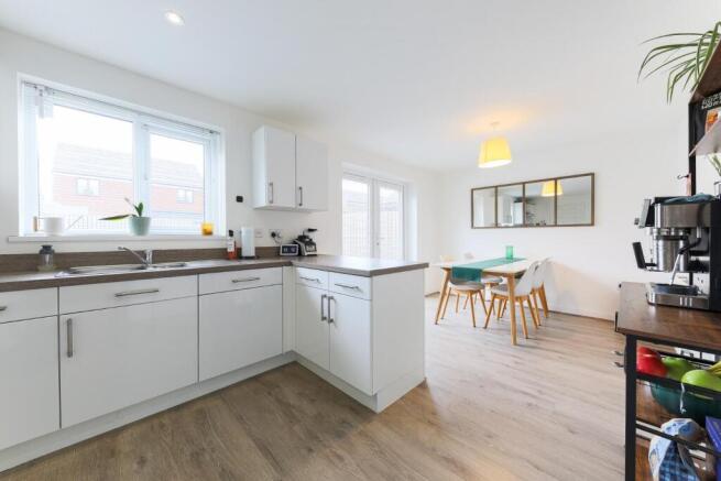 Kitchen, dining area