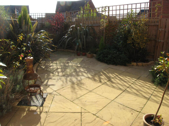 Rear garden