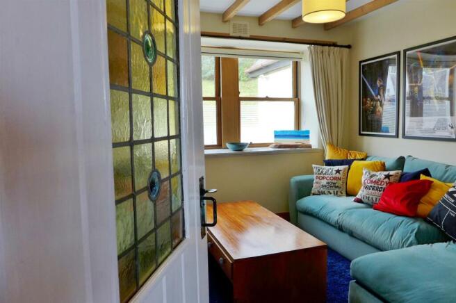 Family room from hallway