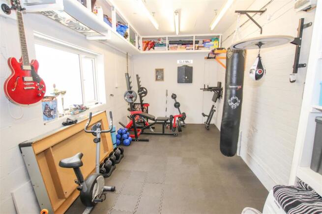 ATTACHED BRICK GARAGE