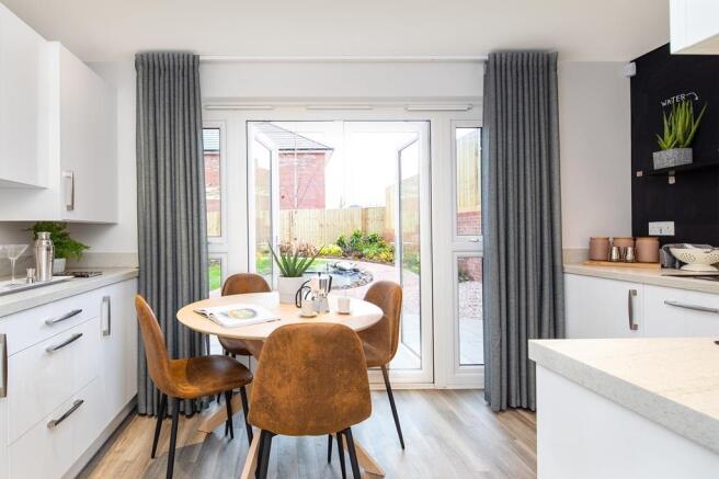 Kenley Kitchen Diner with French doors to the garden