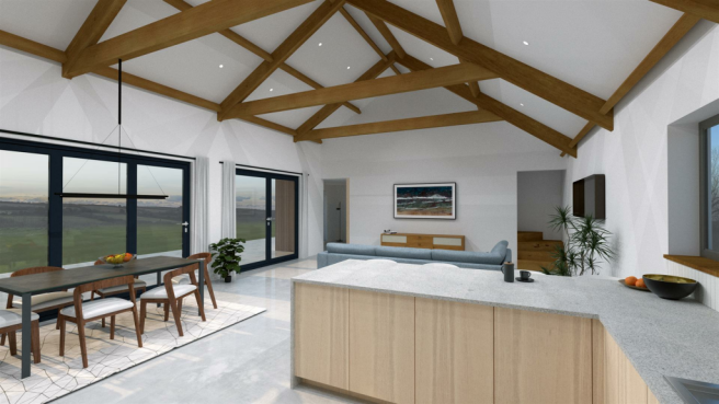 MAIN BARN LIVING SPACE (COMPUTER GENERATED IMAGE).