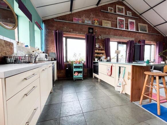 Open Plan kitchen and Living Area