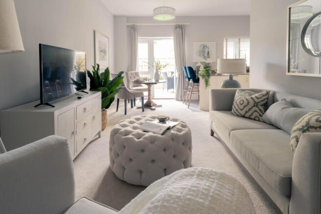 Show home living room