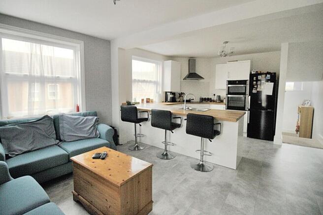 Open Planned Living Space and Kitchen