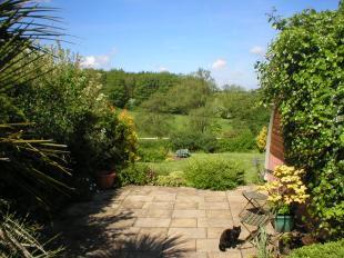 rear garden and view