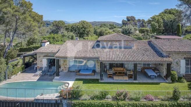 Refined façade of a luxury villa in a gated commu