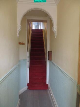 Hallway leading to S