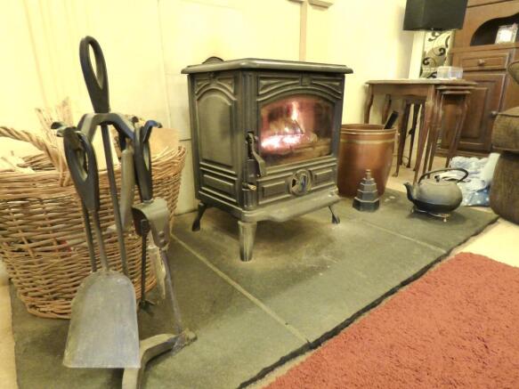Fireplace in lounge