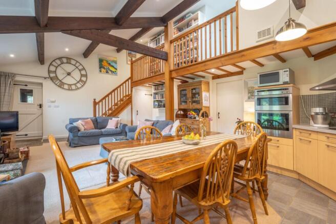 Open plan living area