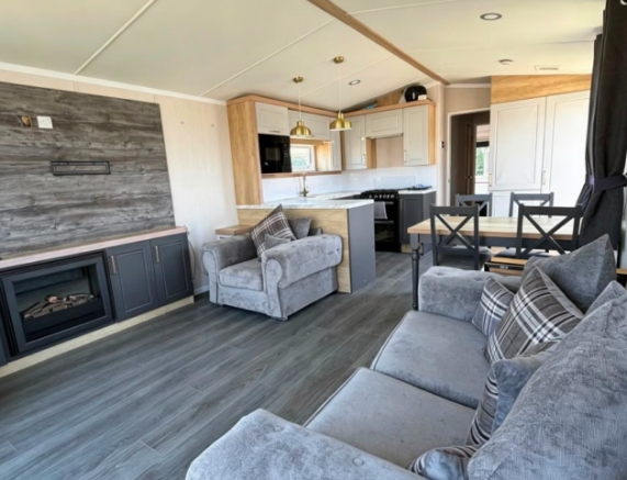 Swift Provence Open Plan Lounge With Grey Seating,