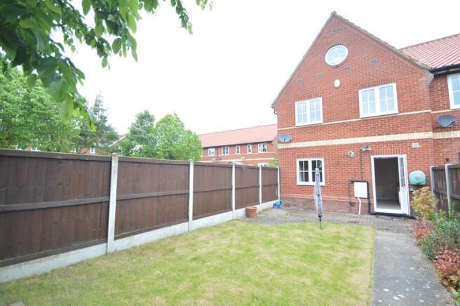 Rear of property