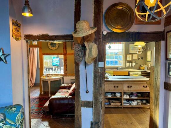 Through to the snug and kitchen