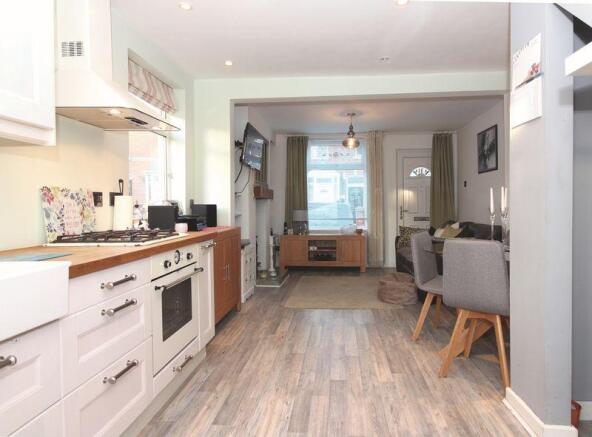 Kitchen throug...