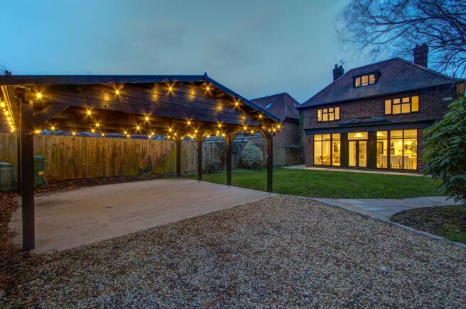 Twilight Rear Garden