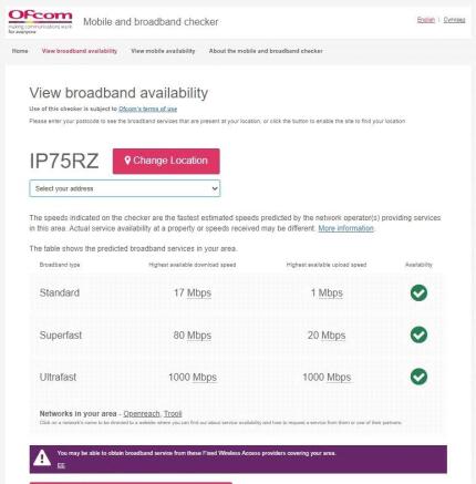 Broadband Check