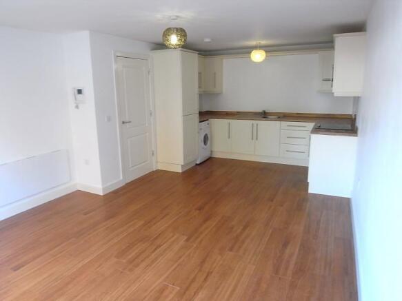 Lounge and kitchen