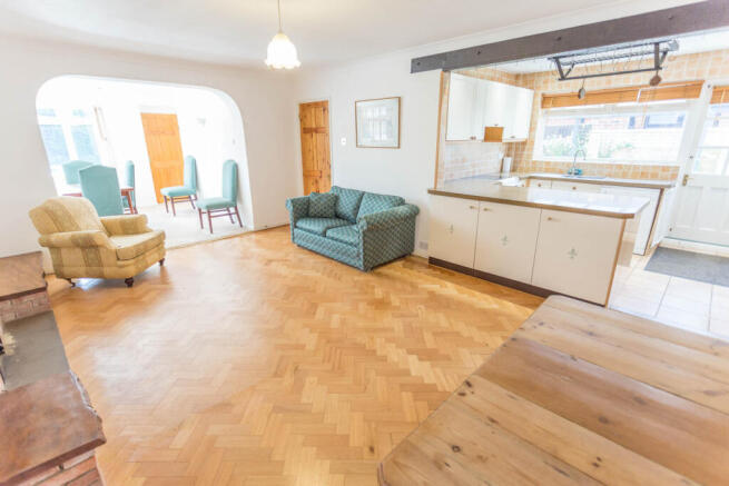 Living Room Open Plan to Kitchen