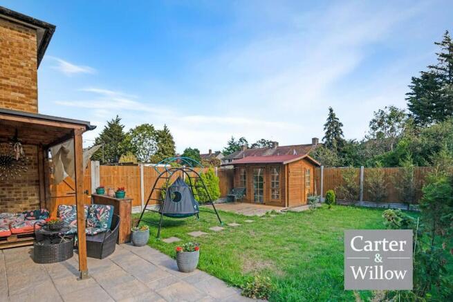 private rear garden