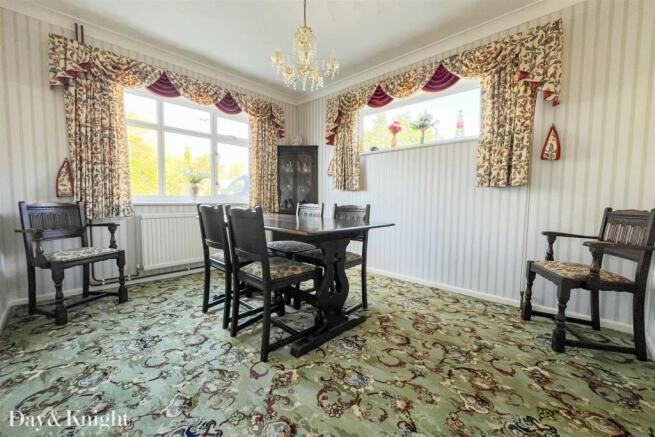 Bedroom currently used as Dining room