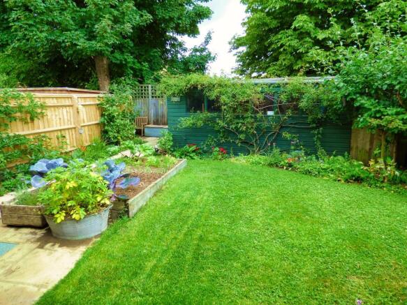 Rear garden