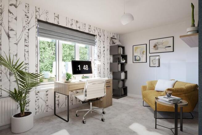 Keep your work and home life separate with the dedicated home office