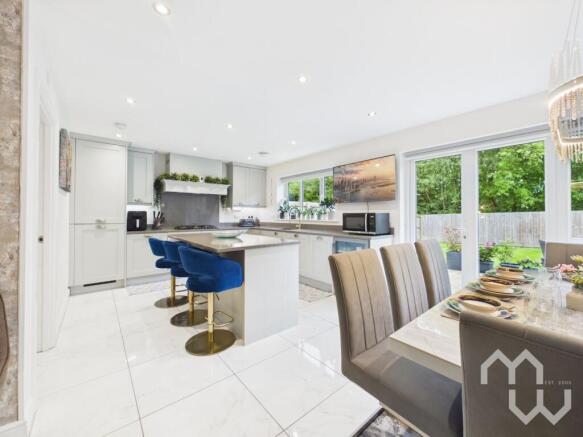 Open plan kitchen