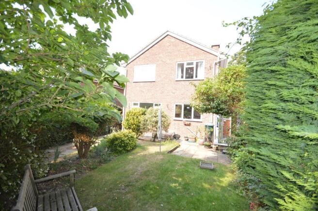 Rear of property