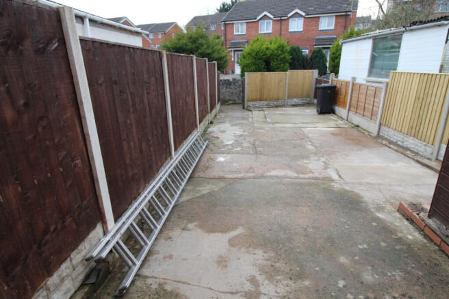 rear of property