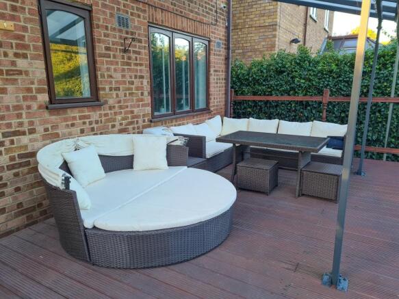 decked terrace