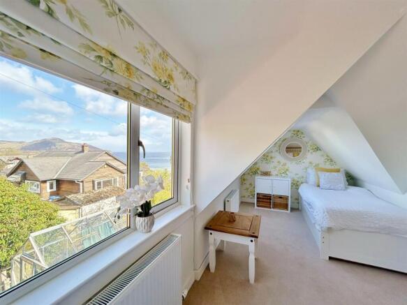 Holy Isle view from bedroom three