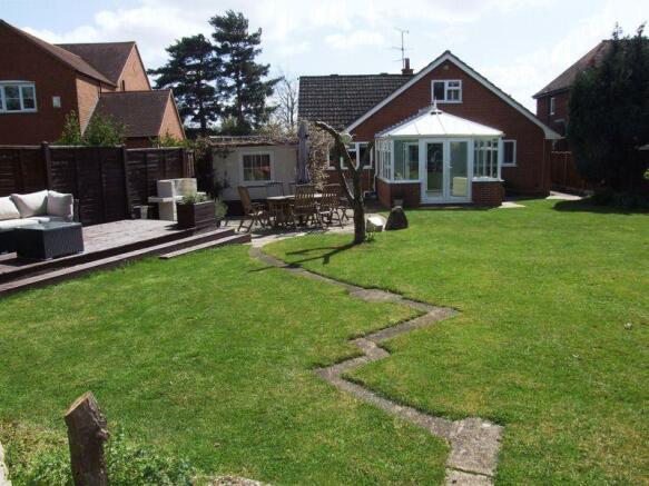 rear of property...