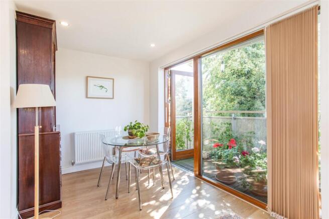 Dining space to balcony