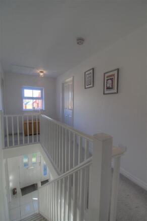 Stairs to first floor landing