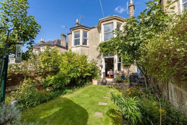 Rear of property