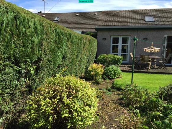Garden view to patio