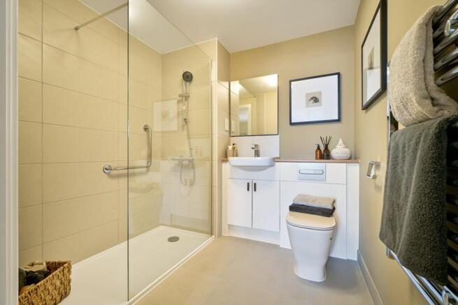 Typical shower room