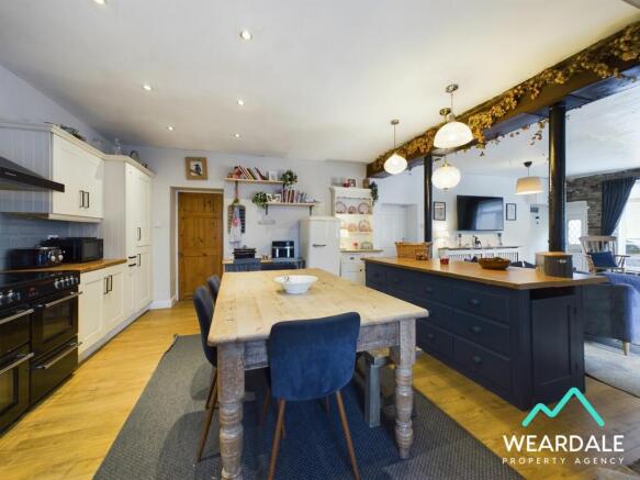 Living area and Kitchen