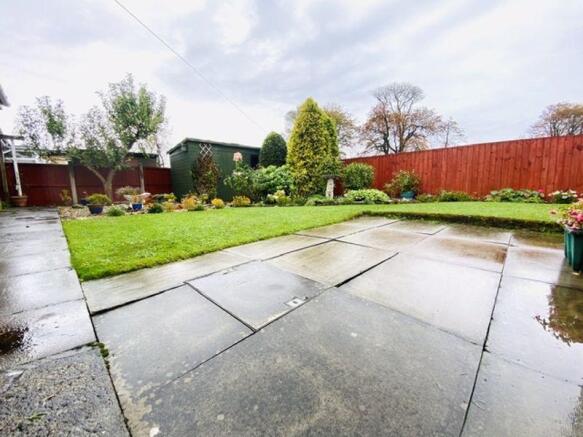 Patio and rear...