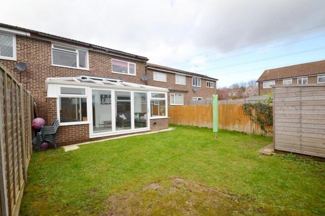 Rear of property