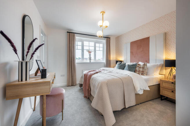Indicative Bedroom, Contemporary Modern Decoration