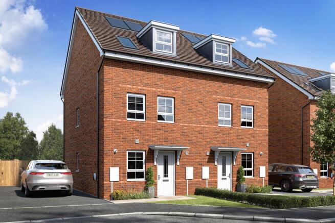 External CGI of the Marwood house type
