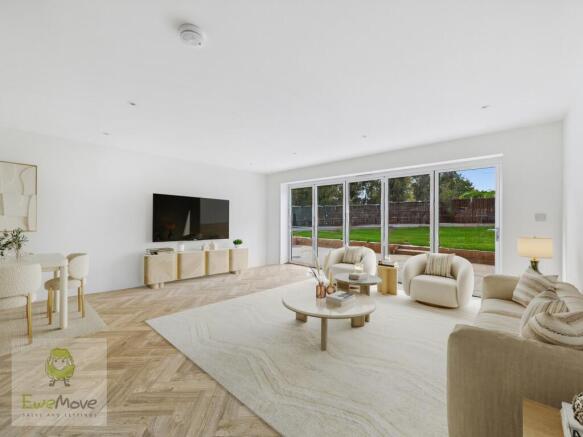 Living Dining Room Virtually Staged