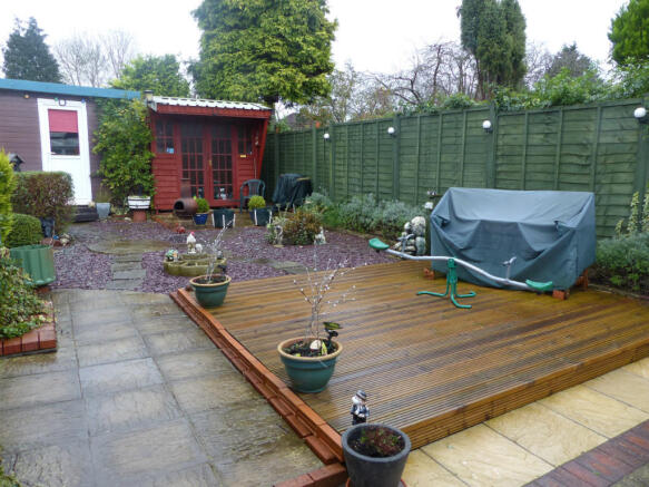 Rear garden